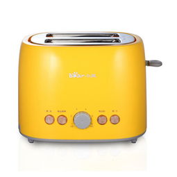 小熊bear家用電器 全自動六檔控溫烤面包機(jī)多士爐DSL-606黃色款評測與注意事項